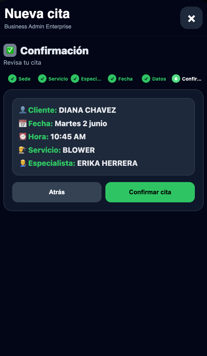 Cita confirmada